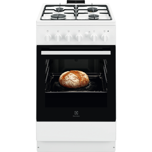 Bếp Electrolux LKG500013W đứng độc lập Dùng gas Khí ga màu trắng