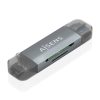 Đầu đọc thẻ AISENS ASCR-2AC08-GR USB 3.2 Gen 1 (3.1 Gen 1) Type-A/Type-C màu xám