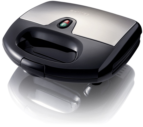 Máy làm bánh waffle Philips HD2383/20 700 W màu đen, Bạc