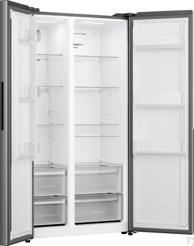 7973f9d23b1c942de7b8c68ca0ecbc76cc485880.jpg Tủ lạnh size by side Gorenje NRS917C41X Đặt riêng 544 L màu xám