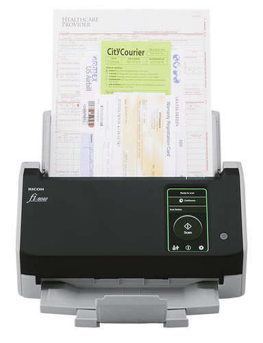 79fa27e616e57b299d1ab723f0d6359bf2cd459b.jpg Máy quét (Scanner) Ricoh FI-8040 tài liệu cấp giấy kiểu ADF + thủ công 600 x 600 DPI A4 màu đen, màu xám