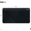 Miếng lót chuột be quiet! Mousepad XL Tấm lót chuột chơi game màu đen