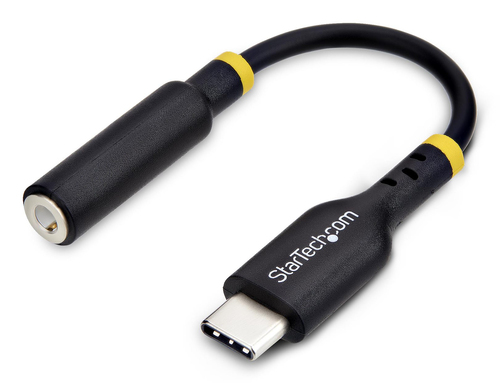 7a6dd5a424553f2e209c2f5bf586f4e61860c439.jpg Cáp âm thanh StarTech.com USBCAUDIO2 0,127 m USB Type-C 2.0 3.5 mm màu đen