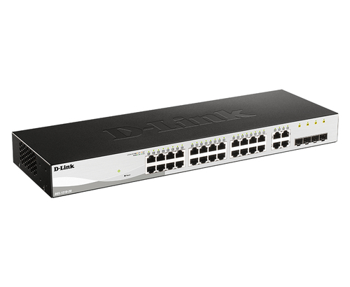 Switch mạng D-Link DGS-1210-28 Quản lý L2 Gigabit Ethernet (10/100/1000) 1U màu đen
