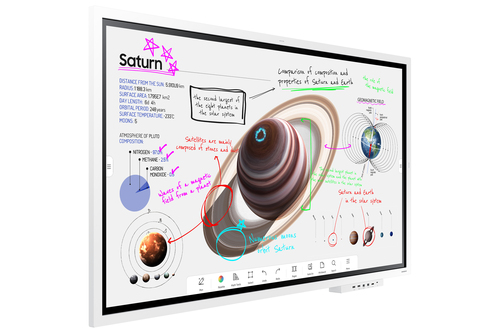 Bảng Tương Tác Thông Minh Samsung WM55B interactive whiteboard 139,7 cm (55") 3840 x 2160 pixels Màn hình cảm ứng màu xám, màu trắng