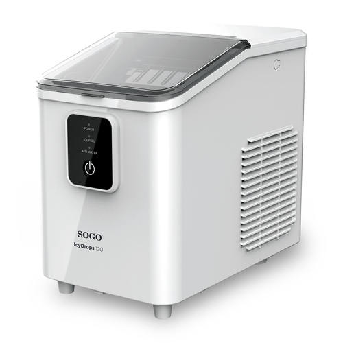7bd711080038ff15b352ec675d3c806084ca93da.jpg Dụng cụ làm đá viên Sogo MHE-SS-12045 Máy làm đá viên di động 12 kg/24h 120 W màu trắng