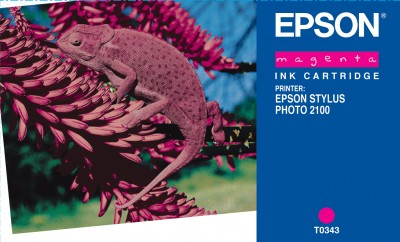 Hộp mực in phun Epson Chameleon Ink Cart Magenta 450sh f Stylus Ph 2100 chính hãng