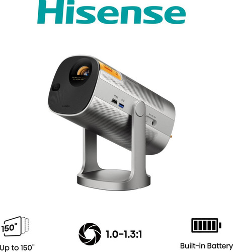 Máy chiếu dữ liệu Hisense P1 1000 ANSI lumens UHD 4K (3840x2160) Hỗ trợ 3D màu trắng
