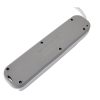 Ổ cắm kéo dài Techly IUPS-PCP-416A 1,5 m 4 ổ cắm AC Trong nhà màu xám, màu trắng