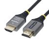 7effbc911565fef1d076670df1de8458dcbeae95.jpg Cáp HDMI StarTech.com HDMI2-FLEX-4K60-1M HDMI Type A (Standard) màu đen, Bạc