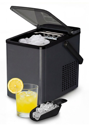 Dụng cụ làm đá viên MEDION MD 100117 Máy làm đá viên di động 12 kg/24h 150 W màu đen