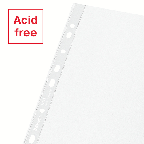 Bìa lá Esselte 628214 / bìa lỗ 210 x 297 mm (A4) nhựa polyproylene 20 chiếc