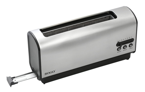 Máy nướng bánh mì Sogo TOS-SS-5390 7 2 lát 900 W màu đen, Thép không gỉ