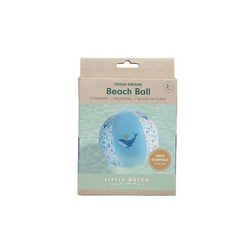 Bóng chơi trên biển Rubo Toys Ocean Dreams Blue Beach Ball 35 cm màu xanh lơ