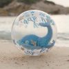 Bóng chơi trên biển Rubo Toys Whale Beach Ball 35 cm màu xanh lơ