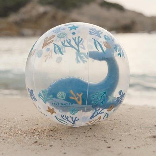 Bóng chơi trên biển Rubo Toys Whale Beach Ball 35 cm màu xanh lơ