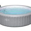 Bồn Tắm Nước Nóng & Spa Bestway Lay-Z-Spa 6001J hot tub/spa 1,44 L 8 người Tròn màu xám, màu trắng