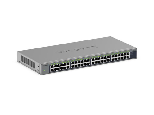 Switch mạng NETGEAR GS748 Không quản lý Gigabit Ethernet (10/100/1000) màu xám