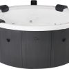 Bồn Tắm Nước Nóng & Spa Interline Denver 970 L 6 người Tròn màu xám