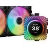 Tản nhiệt máy tính be quiet! LIGHT LOOP IO LCD | 240mm Vi xử lý Bộ làm mát chất lỏng tất cả trong một 12 cm màu đen 1 chiếc