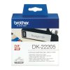 Máy bấm nhãn Brother DK-22205 màu đen trên màu trắng Tiếng Đan Mạch