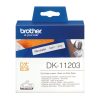 Máy bấm nhãn Brother DK-11203 màu đen trên màu trắng Tiếng Đan Mạch