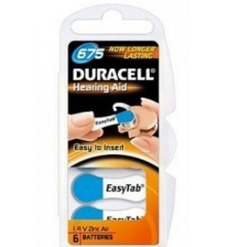 Pin gia dụng Duracell 1.4 V, zinc-air, 6 pack Pin dùng một lần Kẽm - Không khí