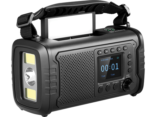 Radio Sandberg 421-38 Xách tay Analog & số màu đen