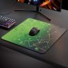 Miếng lót chuột Techly ICA-MP GLASS1 Tấm lót chuột chơi game màu xanh lá cây
