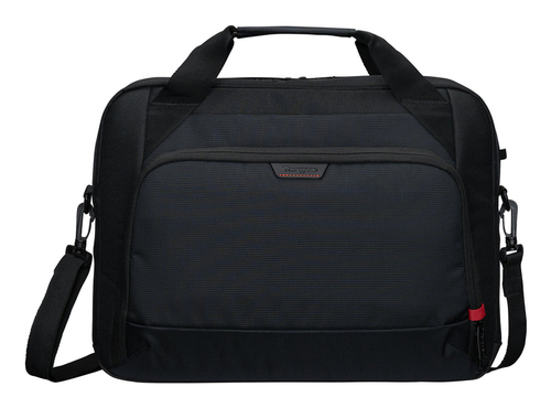 Túi và cặp đựng máy tính xách tay Targus EcoSmart 40,6 cm (16") Cặp tài liệu màu đen, màu đỏ