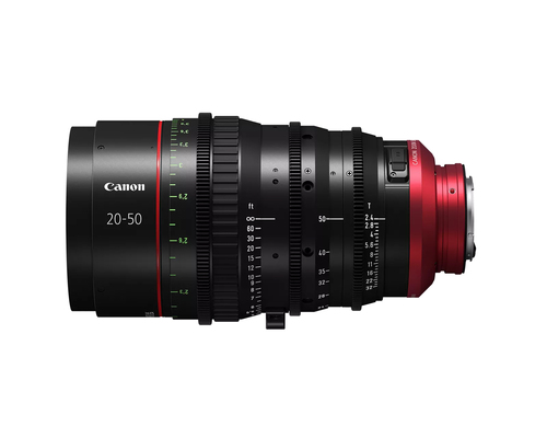 Canon CN-E20-50mm T2.4 L F(M) Máy quay phim kết hợp Ống kính điện ảnh màu đen