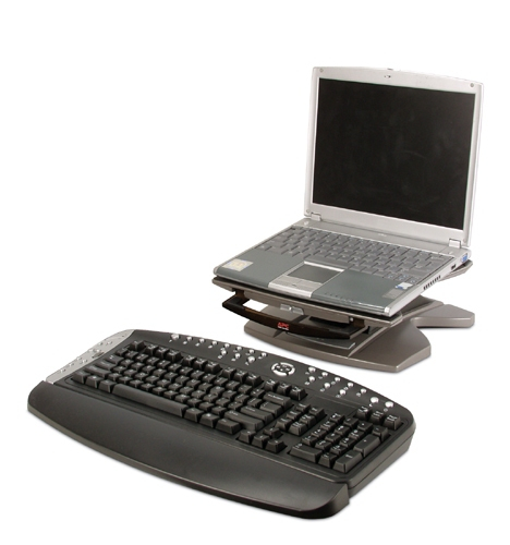 Giá đỡ laptop APC Ergonomic Notebook Stand màu xám