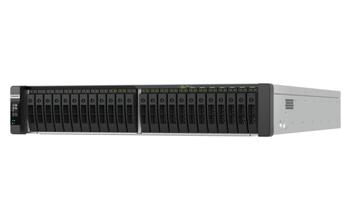 Máy chủ lưu trữ QNAP TDS-H2489FU-R2 NAS Rack (2U) Intel® Xeon Silver 4314 256 GB DDR4 0 TB QNAP QTS màu đen, Bạc