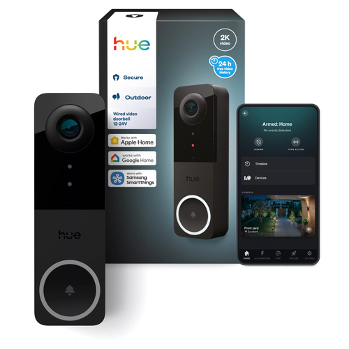 Bộ chuông cửa Philips 8720169342200 màu trắng, màu đen