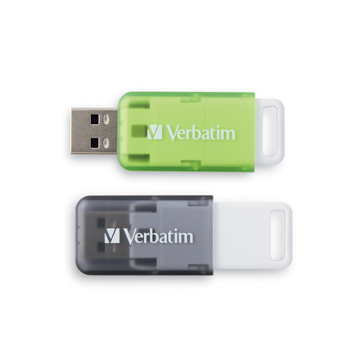 Ổ USB flash Verbatim 71281 64 GB USB Type-A 2.0 màu xám, màu xanh lá cây