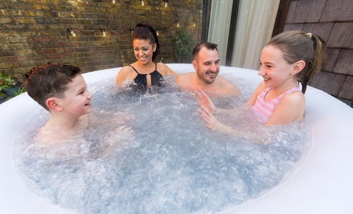Bồn Tắm Nước Nóng & Spa Bestway BW60001GB hot tub/spa 669 L 4 người Tròn màu đen