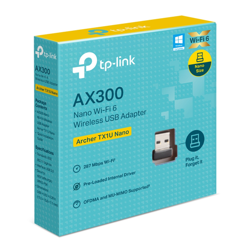 Card mạng TP-Link AX300 WLAN 287 Mbit/s