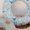 Ghế nằm nổi dùng cho hồ bơi & bãi biển Rubo Toys Ocean Dreams Blue màu xanh lơ Hoa văn Nhẫn lặn
