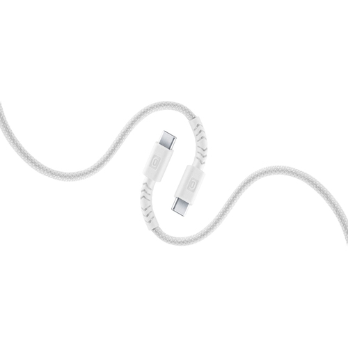 Cáp Cellularline USBDATAUBR5AC2C15W USB 1,5 m USB C 100 W màu trắng