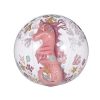 Bóng chơi trên biển Rubo Toys Seahorse Beach Ball 35 cm Vải spunlace màu hồng