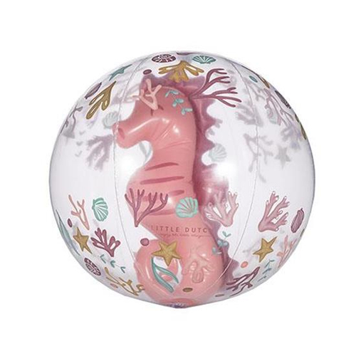Bóng chơi trên biển Rubo Toys Seahorse Beach Ball 35 cm Vải spunlace màu hồng