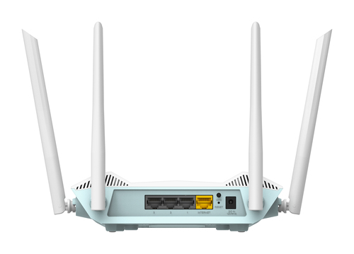Bộ định tuyến không dây D-Link EAGLE PRO AI AX1500 Smart Router Gigabit Ethernet Băng tần kép (2.4 GHz / 5 GHz) màu trắng