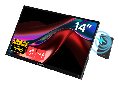 TV & Màn Hình Di Động Verbatim 32088 Màn hình di động màu đen 35,6 cm (14") LED 1920 x 1080 pixels