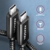 Cáp USB Axagon BUCM4X-CM05AB USB4 Gen 3x2 0,5 m USB C 40 Gbit/s 240 W màu đen