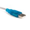 Cáp nối tiếp StarTech.com ICUSB232 màu xanh lơ 0,37 m USB Type-A DB-9