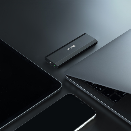 Hộp đựng ổ cứng TooQ TQE-2231B Hộp đựng ổ cứng Vỏ SSD màu đen M.2