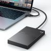 Hộp đựng ổ cứng Ugreen 6957303837199 Hộp đựng ổ cứng HDD/SSD màu đen 2.5"