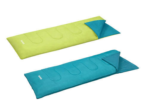 Túi ngủ Bestway 68099 / 24 Túi ngủ hình chữ nhật Pôliexte (vải nhân tạo) màu xanh lơ, màu vàng