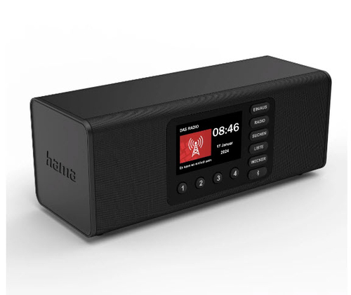 Radio Hama DR2002BT cho cá nhân Kỹ thuật số màu đen