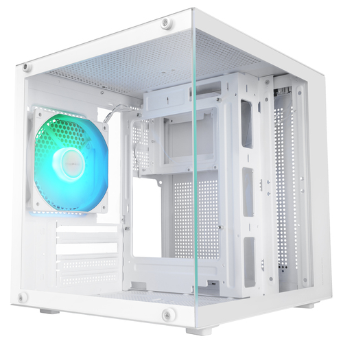 Vỏ máy tính (Case) Mars Gaming MC-CUBEW Mini Tower màu trắng